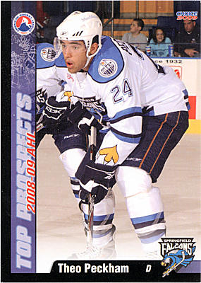 AHL Top Prospects 2008-09 hockey card image