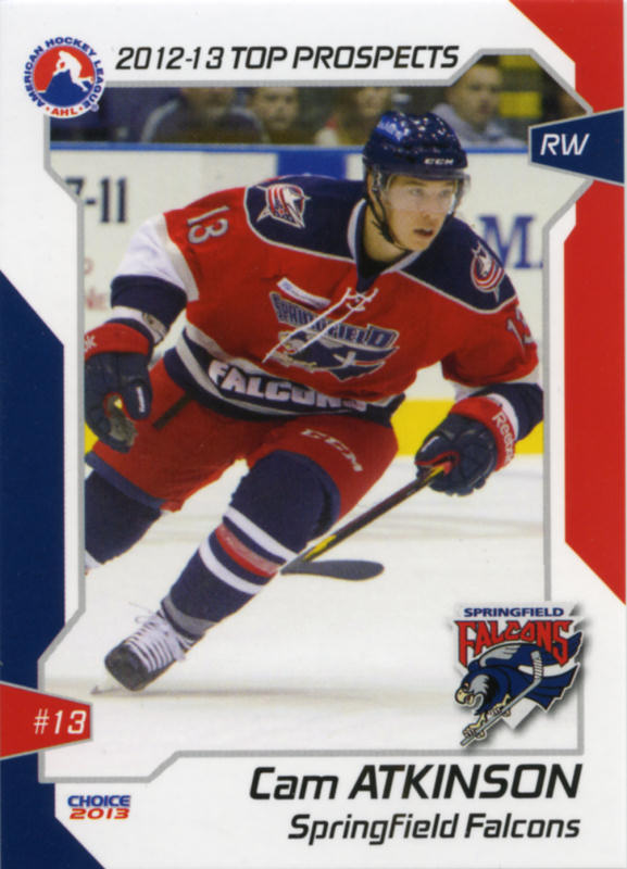 AHL Top Prospects 2012-13 hockey card image