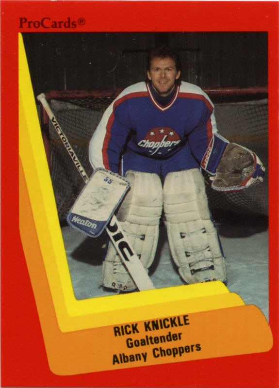 Albany Choppers 1990-91 hockey card image