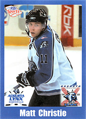 Augusta Lynx 2007-08 hockey card image