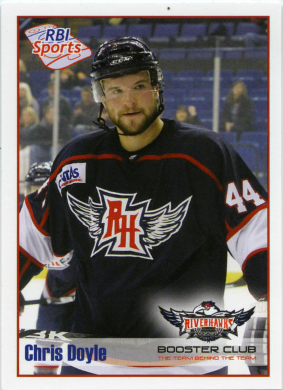 Augusta Riverhawks 2011-12 hockey card image