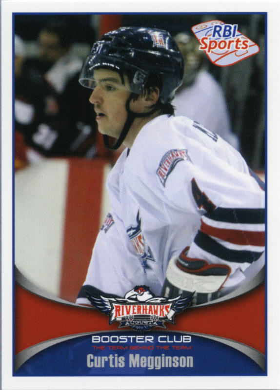 Augusta Riverhawks 2012-13 hockey card image