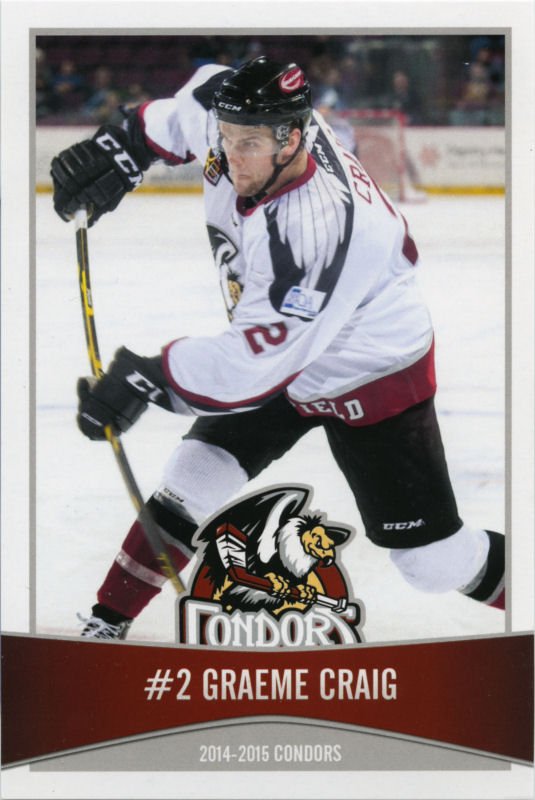 Bakersfield Condors 2014-15 hockey card image