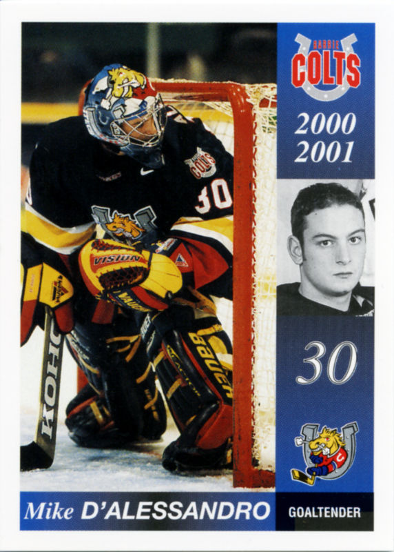 Barrie Colts 2000-01 hockey card image