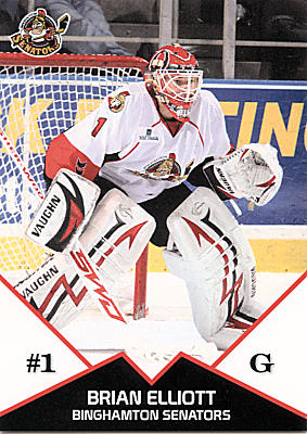 Binghamton Senators 2008-09 hockey card image