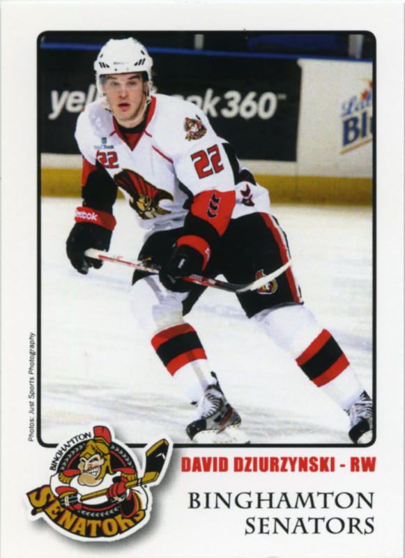 Binghamton Senators 2011-12 hockey card image