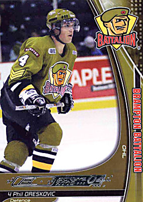 Brampton Battalion 2003-04 hockey card image