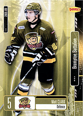 Brampton Battalion 2008-09 hockey card image
