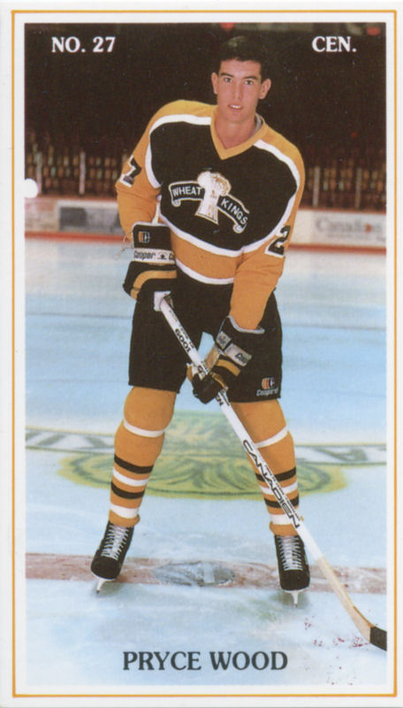 Brandon Wheat Kings 1988-89 hockey card image