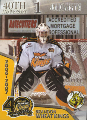 Brandon Wheat Kings 2006-07 hockey card image