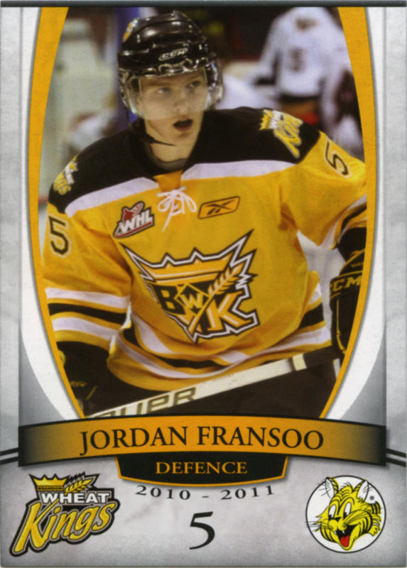 Brandon Wheat Kings 2010-11 hockey card image