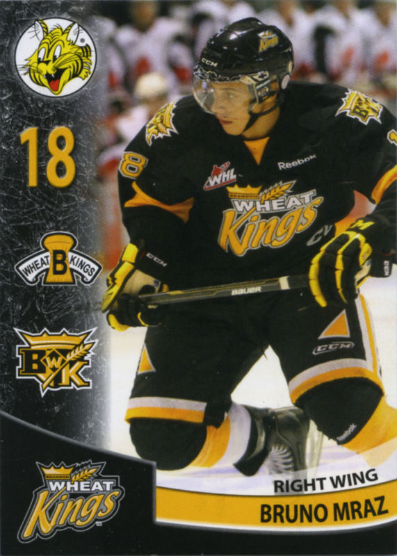 Brandon Wheat Kings 2011-12 hockey card image
