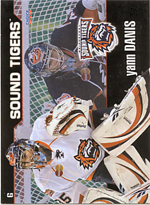 Bridgeport Sound Tigers 2008-09 hockey card image