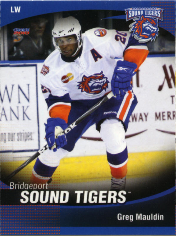 Bridgeport Sound Tigers 2009-10 hockey card image
