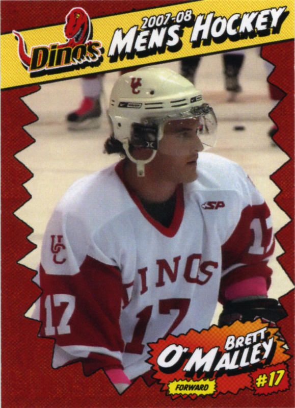 Calgary Dinos 2007-08 hockey card image