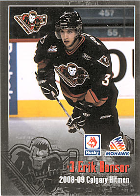 Calgary Hitmen 2008-09 hockey card image