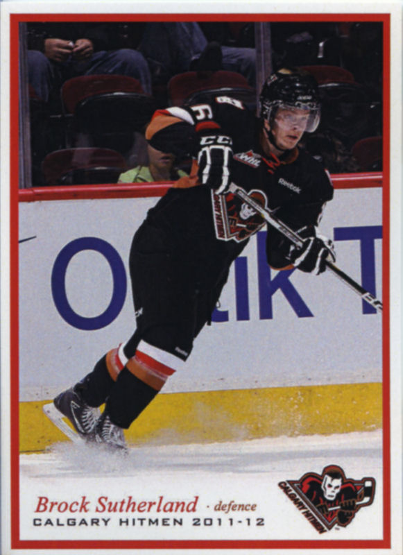 Calgary Hitmen 2011-12 hockey card image