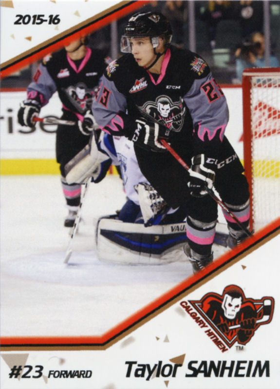 Calgary Hitmen 2015-16 hockey card image