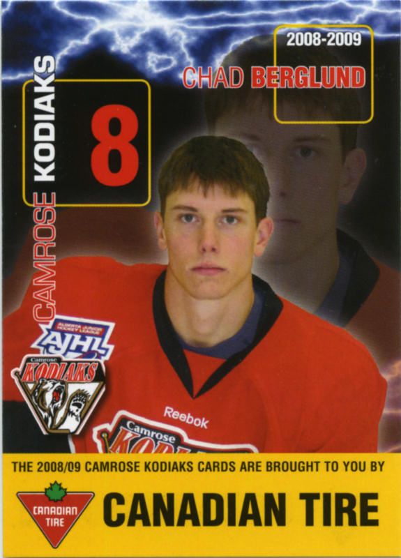 Camrose Kodiaks 2008-09 hockey card image