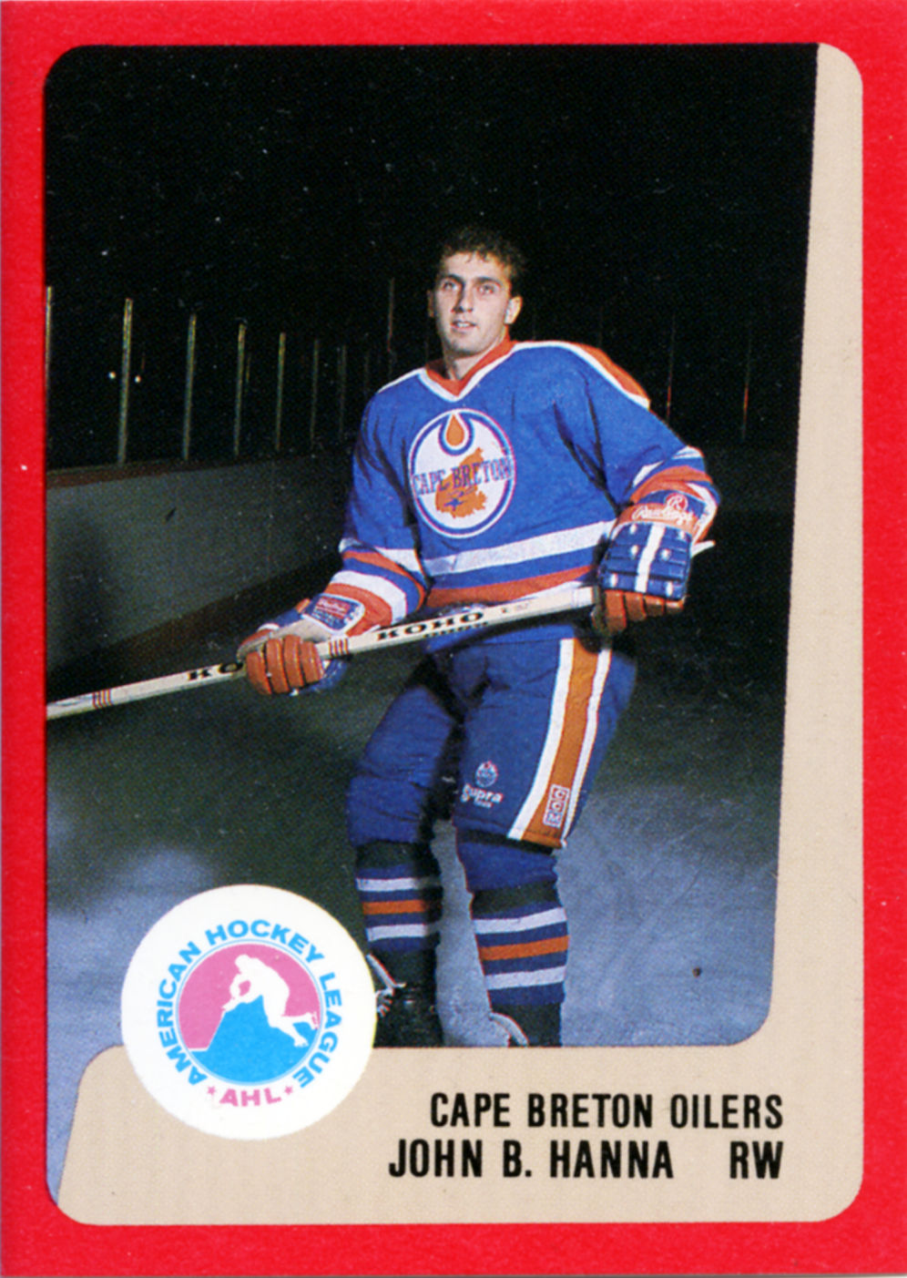 Cape Breton Oilers 1988-89 hockey card image