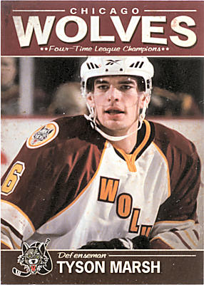 Chicago Wolves 2008-09 hockey card image