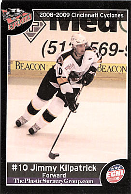 Cincinnati Cyclones 2008-09 hockey card image