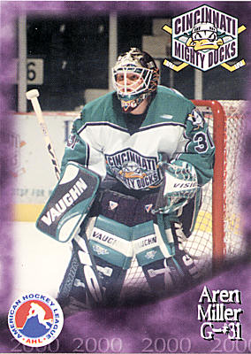 Cincinnati Mighty Ducks 1999-00 hockey card image