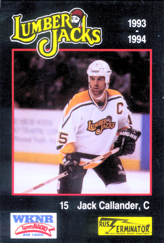 Cleveland Lumberjacks 1993-94 hockey card image