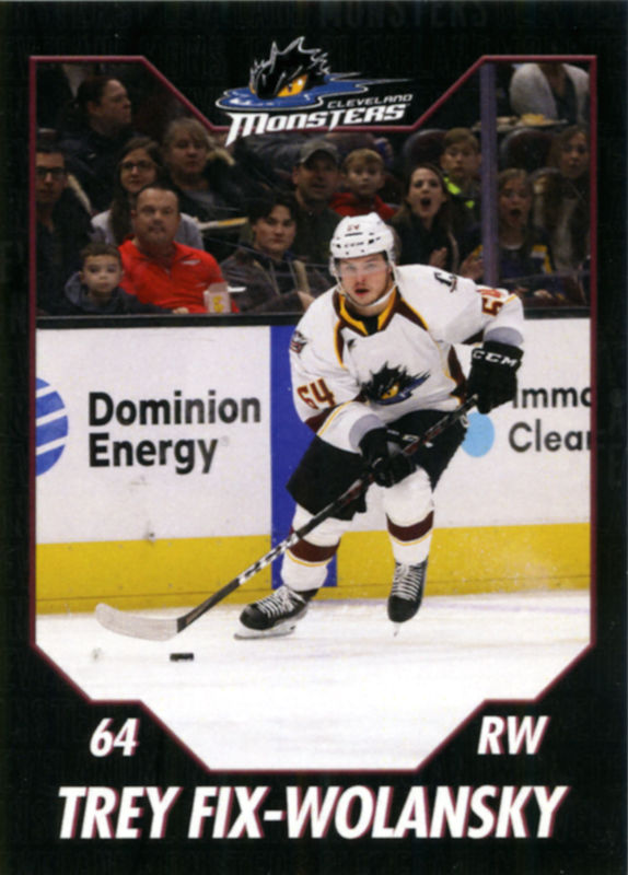 Cleveland Monsters 2021-22 hockey card image