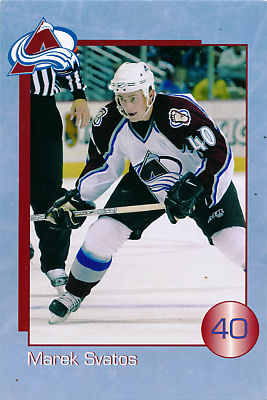 Colorado Avalanche 2003-04 hockey card image