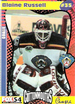 Columbus Cottonmouths 2000-01 hockey card image