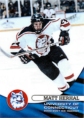 Connecticut Huskies 2000-01 hockey card image