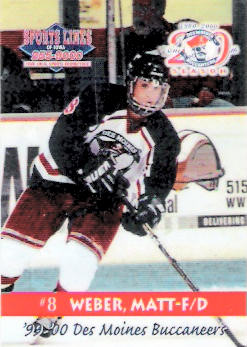 Des Moines Buccaneers 1999-00 hockey card image
