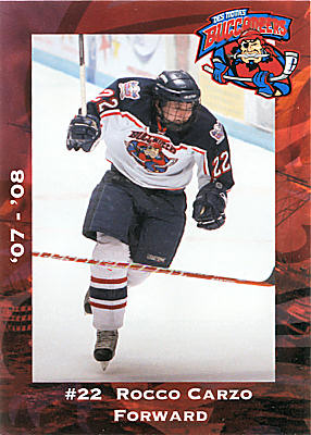 Des Moines Buccaneers 2007-08 hockey card image