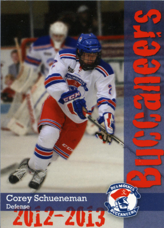 Des Moines Buccaneers 2012-13 hockey card image