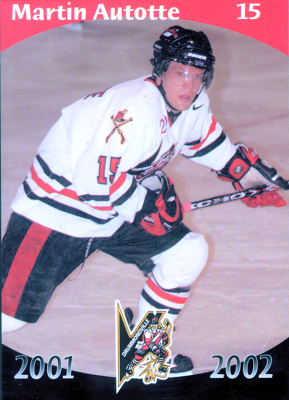 Drummondville Voltigeurs 2001-02 hockey card image