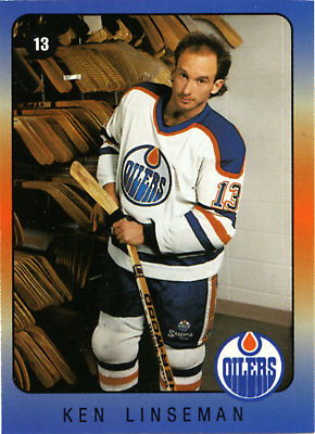 Edmonton Oilers 1990-91 hockey card image