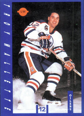 Edmonton Oilers 1991-92 hockey card image