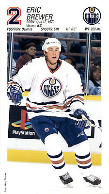 Edmonton Oilers 2000-01 hockey card image