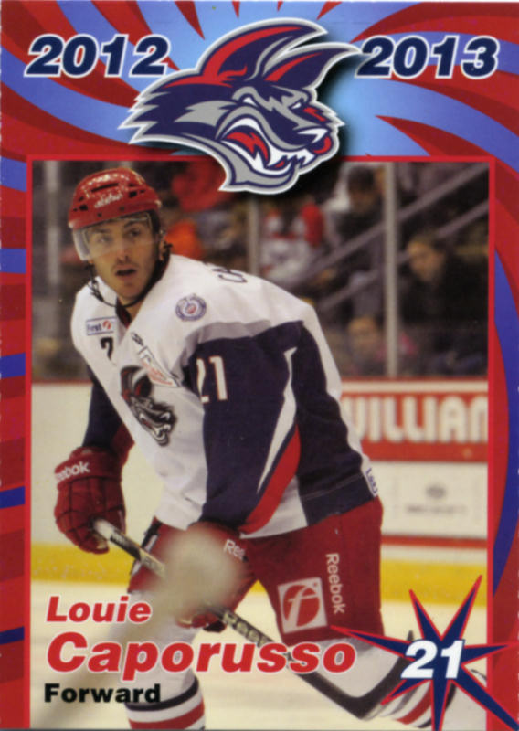 Elmira Jackals 2012-13 hockey card image
