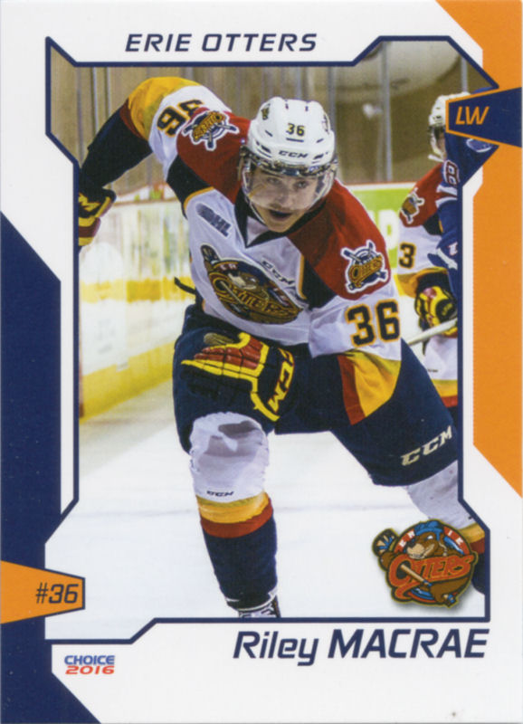 Erie Otters 2015-16 hockey card image