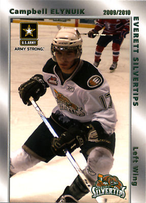 Everett Silvertips 2009-10 hockey card image