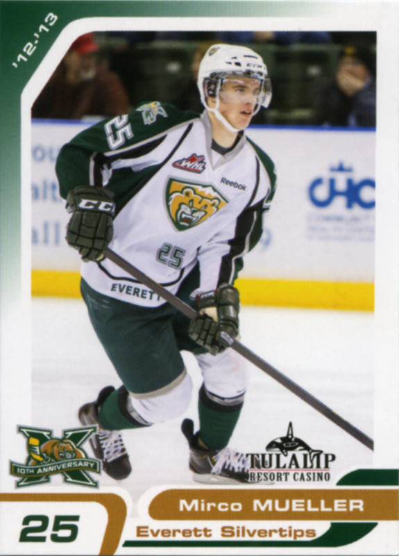 Everett Silvertips 2012-13 hockey card image