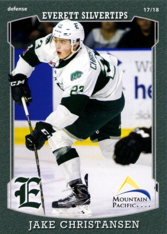 Everett Silvertips 2017-18 hockey card image