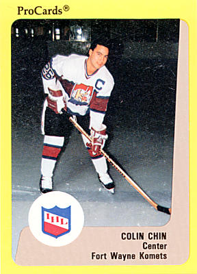 Fort Wayne Komets 1989-90 hockey card image