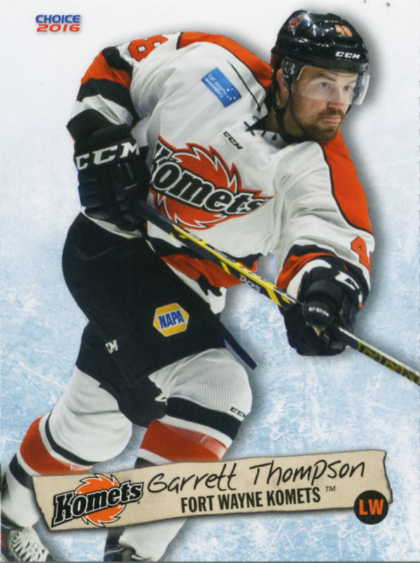 Fort Wayne Komets 2015-16 hockey card image