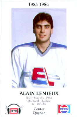 Fredericton Express 1985-86 hockey card image