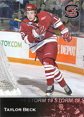 Guelph Storm 2007-08 hockey card image