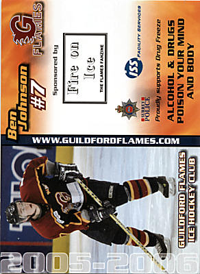 Guildford Flames 2005-06 hockey card image