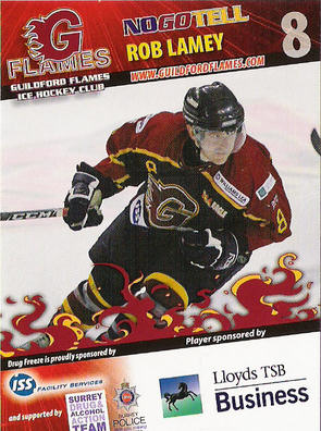 Guildford Flames 2008-09 hockey card image